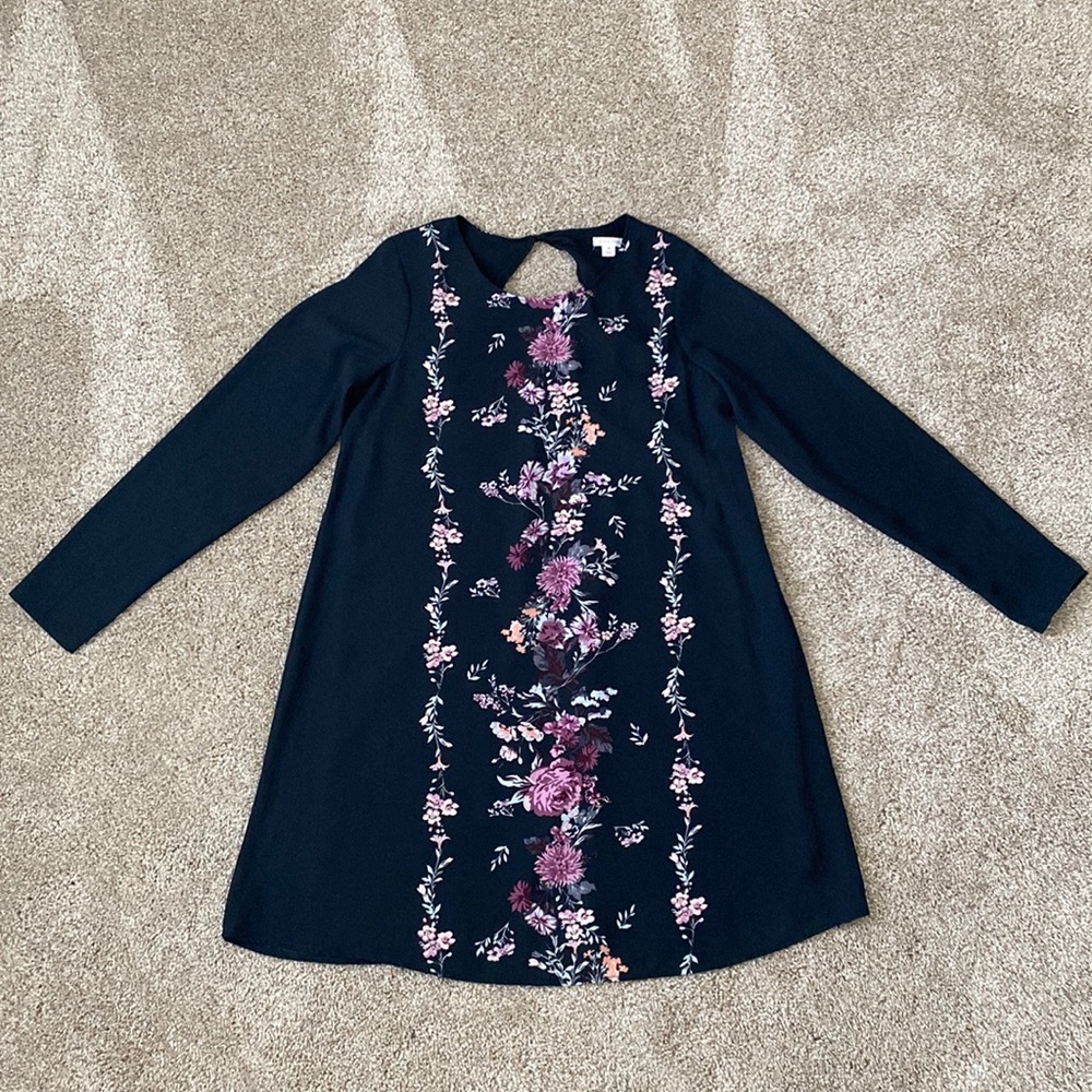 Xhilaration Long Sleeve Floral Dress